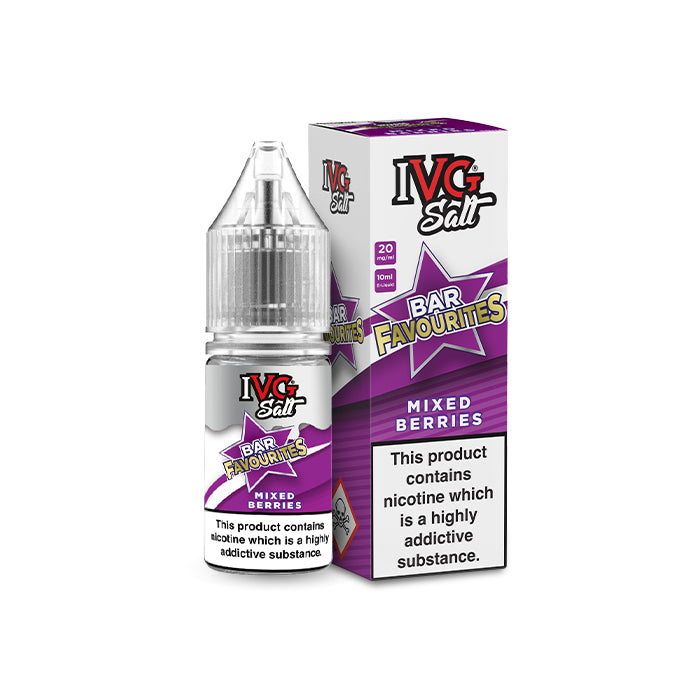 IVG Bar Favourites 10ml Nic Salts (50VG/50PG) 10mg