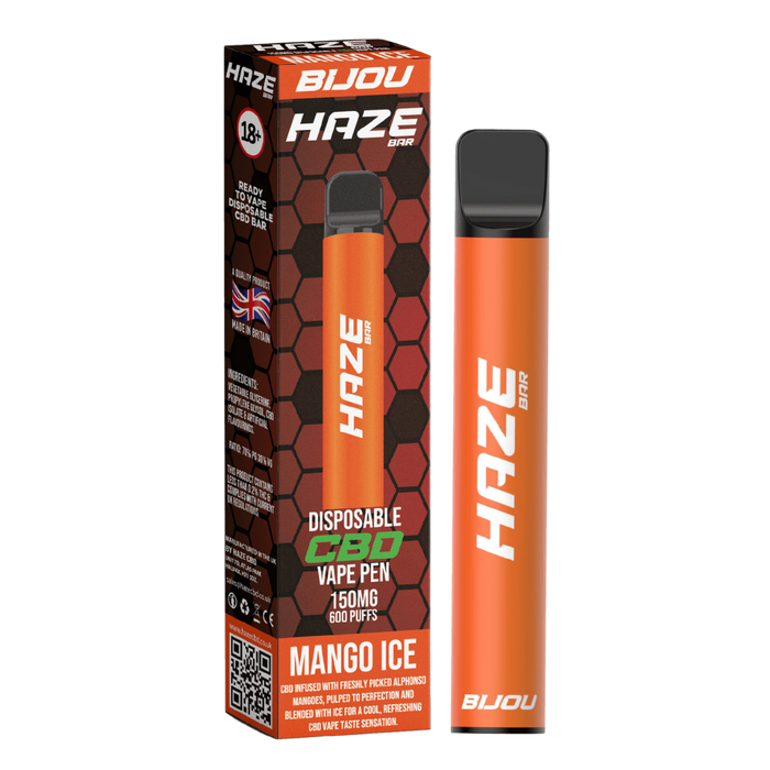 Offer Haze Bar  CBD Disposable Vape Device 600 Puffs