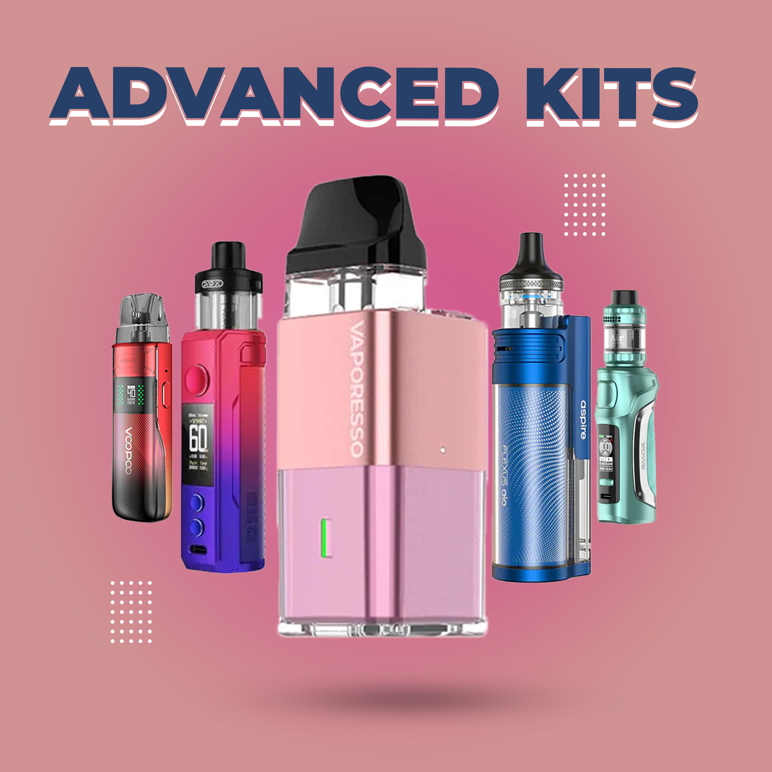 Key features of advanced vape kits: