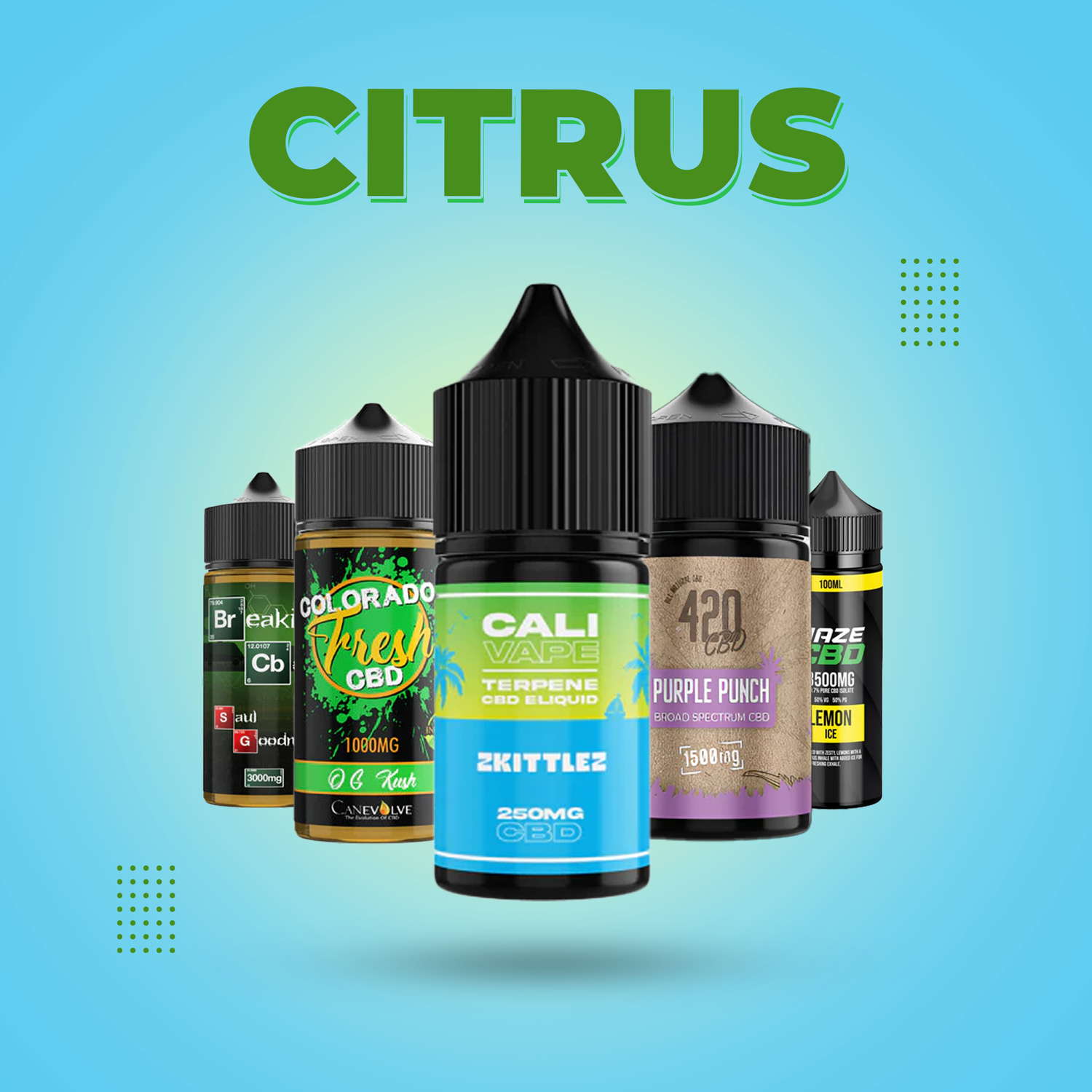 Citrus Flavors in CBD Vapes