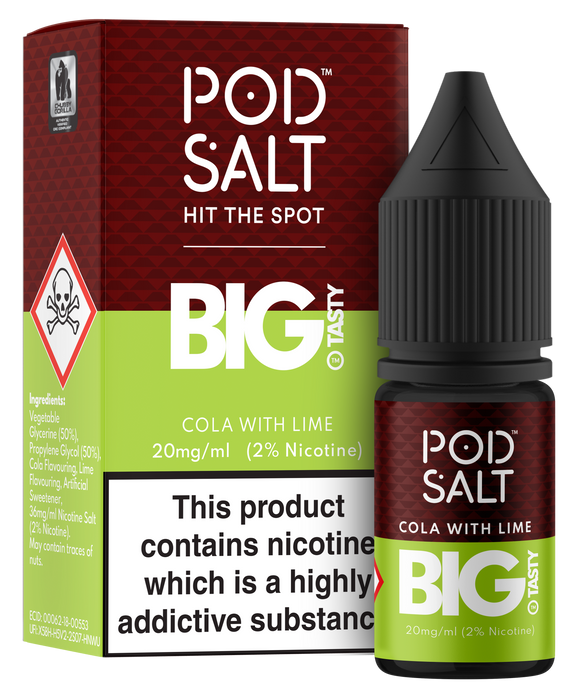 11mg Pod Salt Fusions 10ml Nic Salt (50VG/50PG)