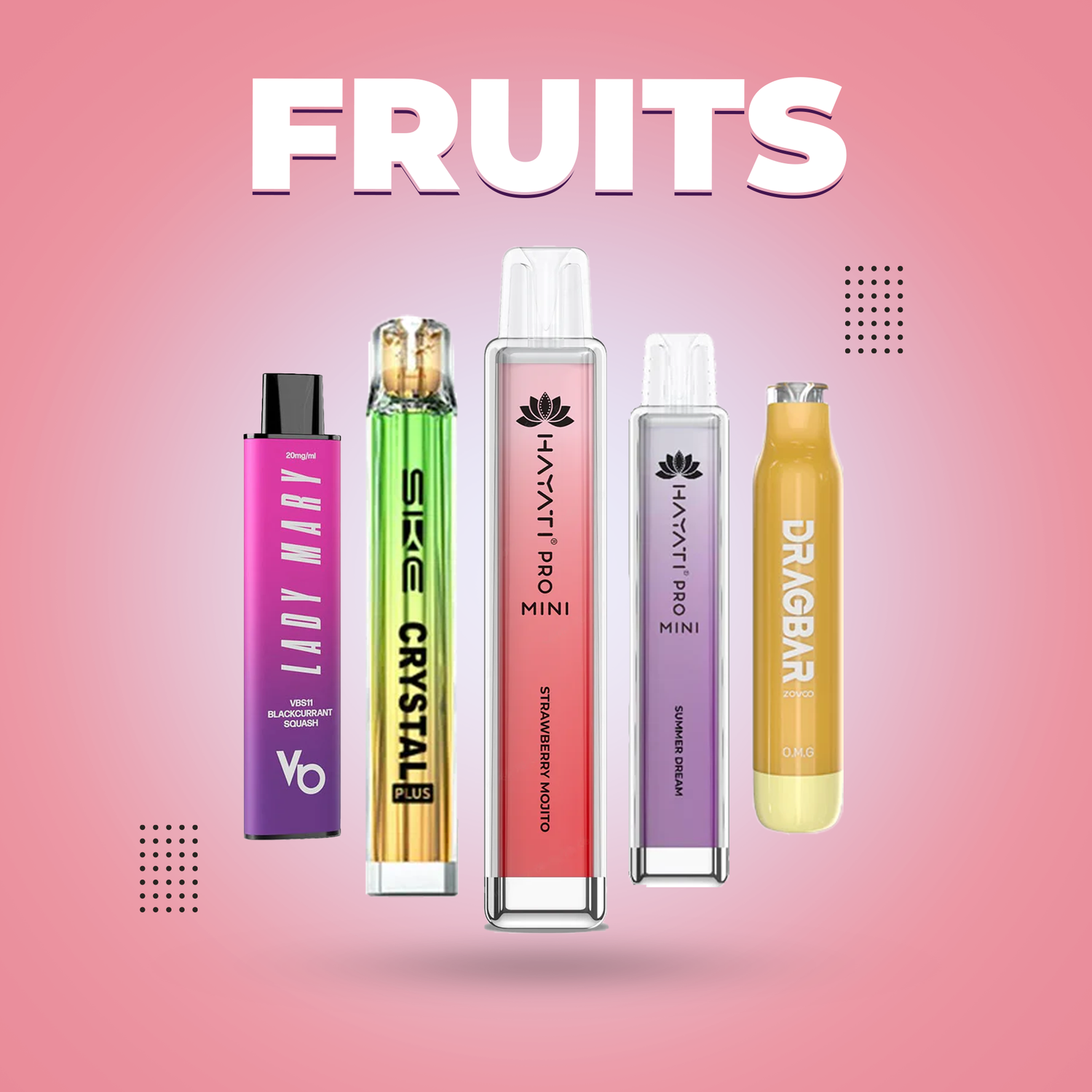 Fruit-Flavored Disposable Vapes