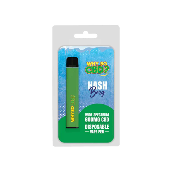 Shop Now Why So CBD?  Wide Spectrum CBD Disposable Vape Pen - 12 Flavours