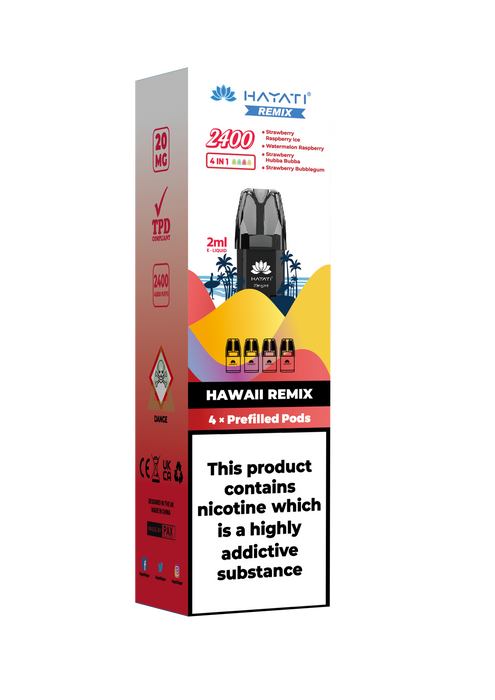 Best Hayati Remix 2400 Replacement Pods 2400 Puffs