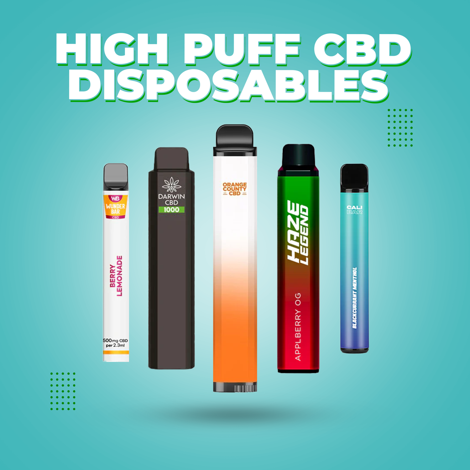 High Puff CBD Disposables 