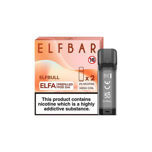 Sale ELF Bar ELFA  Replacement Prefilled Pods 2ml