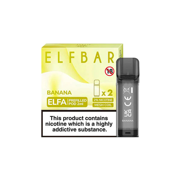 Best ELF Bar ELFA  Replacement Prefilled Pods 2ml