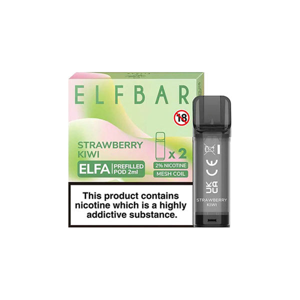 Shop Now ELF Bar ELFA  Replacement Prefilled Pods 2ml