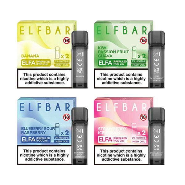 Best ELF Bar ELFA  Replacement Prefilled Pods 2ml