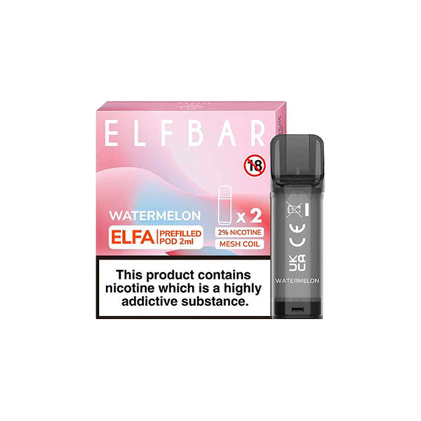 Offer ELF Bar ELFA  Replacement Prefilled Pods 2ml