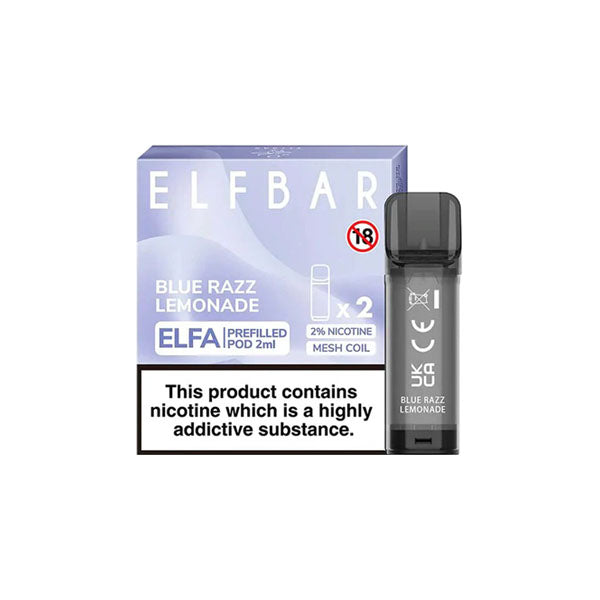 Limited ELF Bar ELFA  Replacement Prefilled Pods 2ml