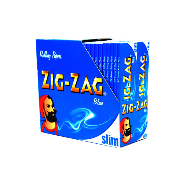 50 Zig-Zag Blue Slim King Size Rolling Papers