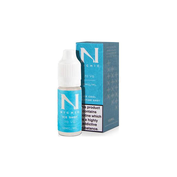 Ice Cool Nic Shot 10ml/18mg by Nic Nic (70VG/30PG)