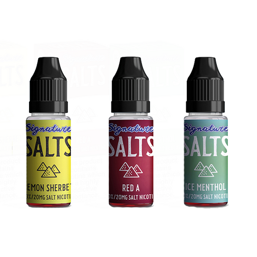 Buy Now  Signature Salts By Signature Vapours 10ml Nic Salt  (BUY 1 GET 1 FREE)