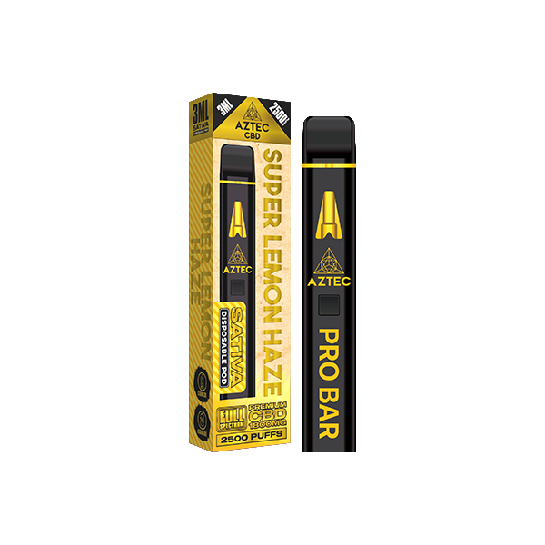 Sale Aztec CBD  Pro Bar CBD Disposable Vape Device 2500 Puffs