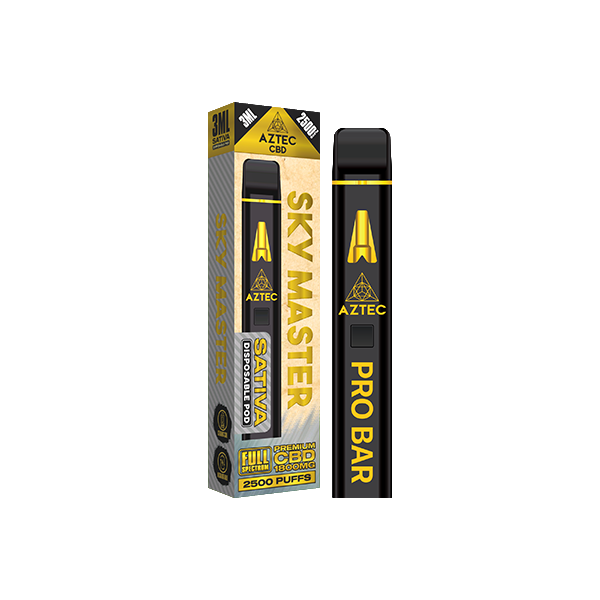 Offer Aztec CBD  Pro Bar CBD Disposable Vape Device 2500 Puffs