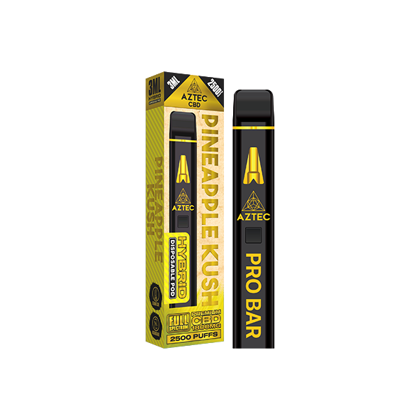 Shop Now Aztec CBD  Pro Bar CBD Disposable Vape Device 2500 Puffs