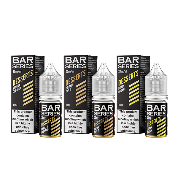 Discount Bar Series Desserts 10ml Nic Salts