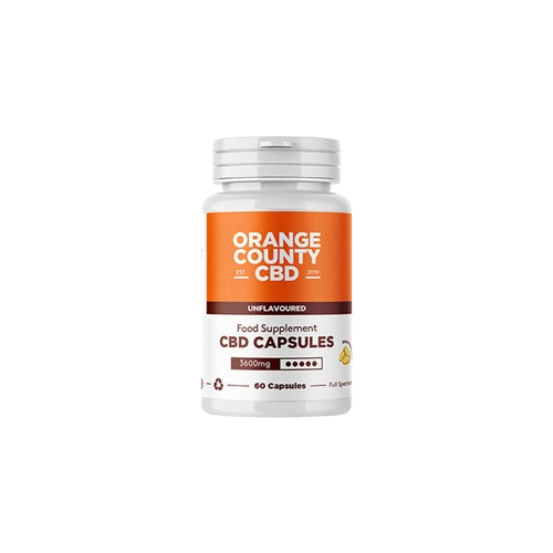 Best Orange County CBD 3600mg Full Spectrum CBD Capsules - 60 Caps