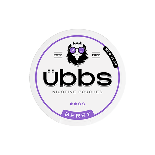  Übbs Berry Regular Strength Nicotine Pouches - 20 Pouches 6mg