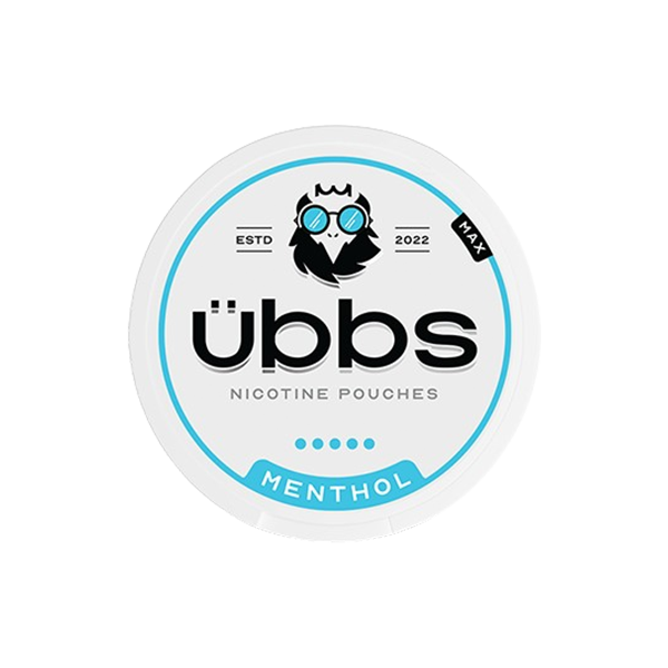 Übbs Menthol Max Strength Nicotine Pouches - 20 Pouches 14mg