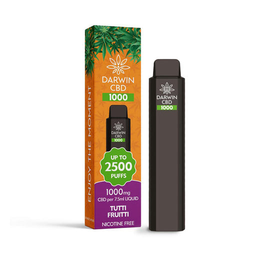 Exclusive Darwin CBD 1000 Disposable Vape Device 2500 Puffs