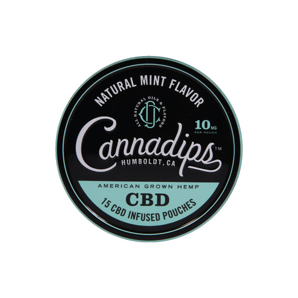 Offer Cannadips  CBD Snus Pouches - Natural Mint