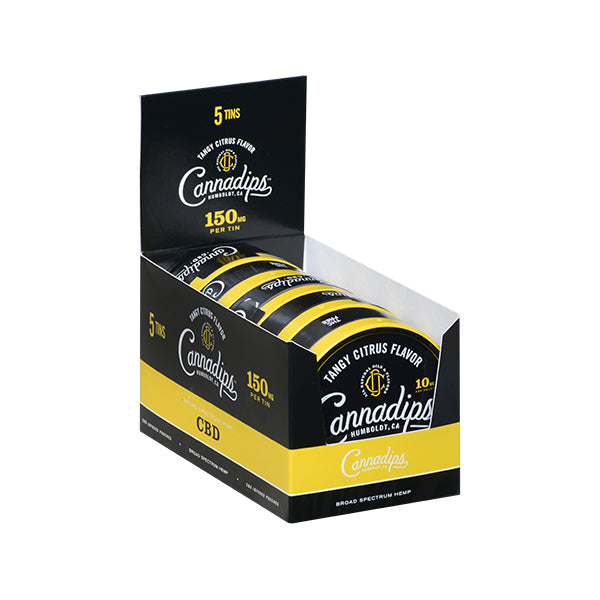 Exclusive Cannadips  CBD Snus Pouches - Tangy Citrus