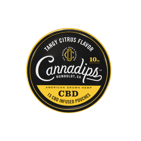 Buy Now Cannadips  CBD Snus Pouches - Tangy Citrus