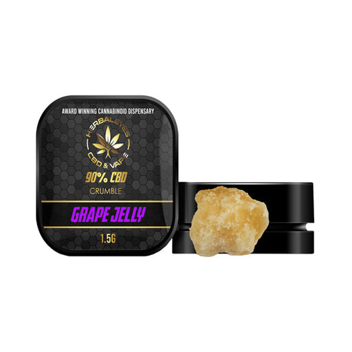 Offer Herbaleyes 90% CBD Grape Jelly Dab Slabs - 1.5g