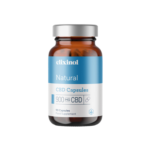 Elixinol 900mg CBD Hemp Oil Natural Capsules - 90 Caps