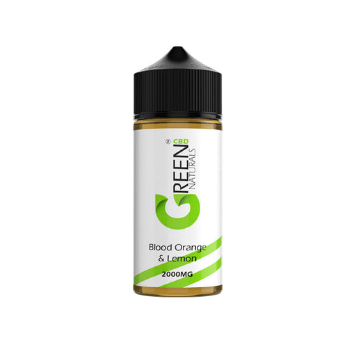 Exclusive Green Naturals  CBD Vaping Liquid 100ml (50PG/50VG)