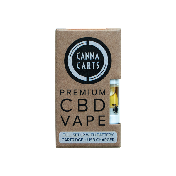 Buy Now Cannacarts Premium CBD Vape Full Setup