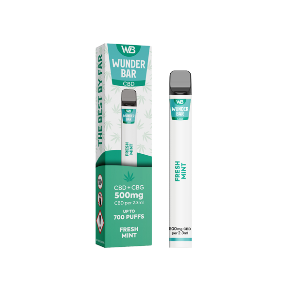 Offer Wunderbar  CBD + CBG Disposable Vape Device 700 Puffs