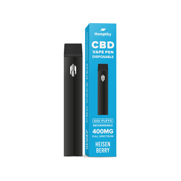 Discount Hempthy  CBD Disposable Vape Pen 600 Puffs