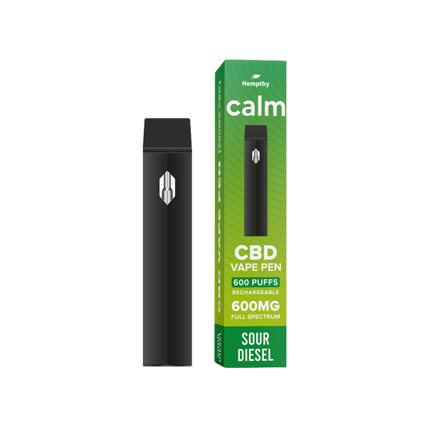 Sale Hempthy  CBD Disposable Vape Pen 600 Puffs