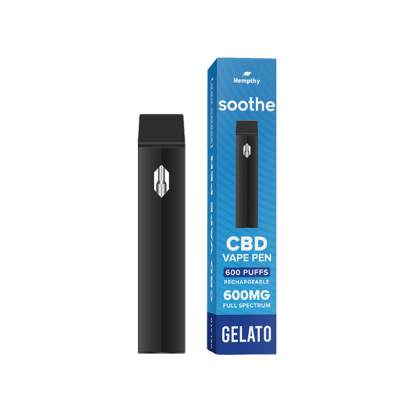 Discount Hempthy  CBD Disposable Vape Pen 600 Puffs