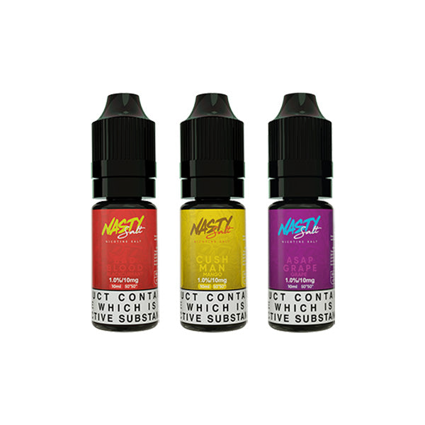 Nasty Salts 10ml Nic Salts10mg (50VG/50PG)