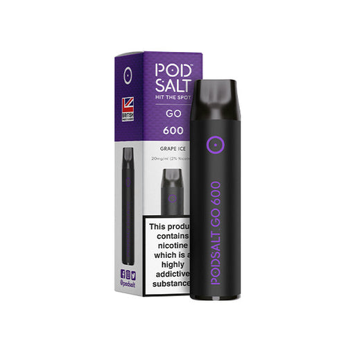 Pod Salt Go 600 Disposable Vape Device 600 Puffs 20mg