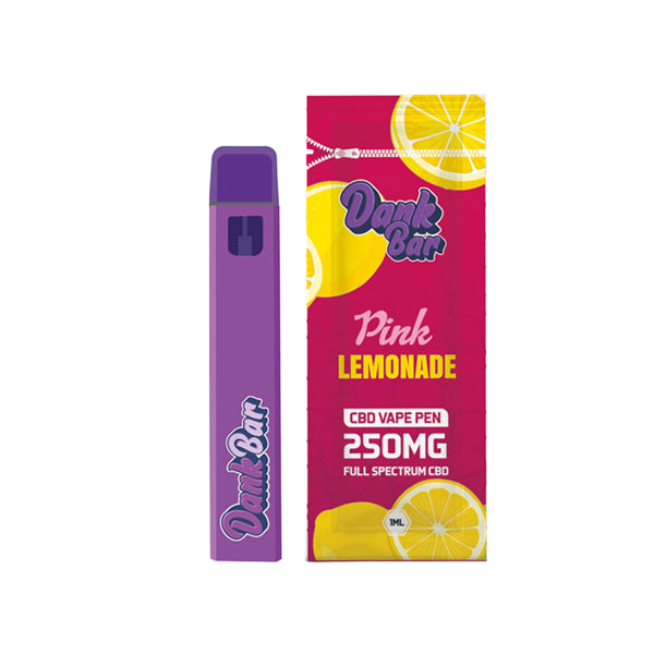 Discount Dank Bar  Full Spectrum CBD Vape Disposable by Purple Dank - 12 flavours (BUY 1 GET 1 FREE)