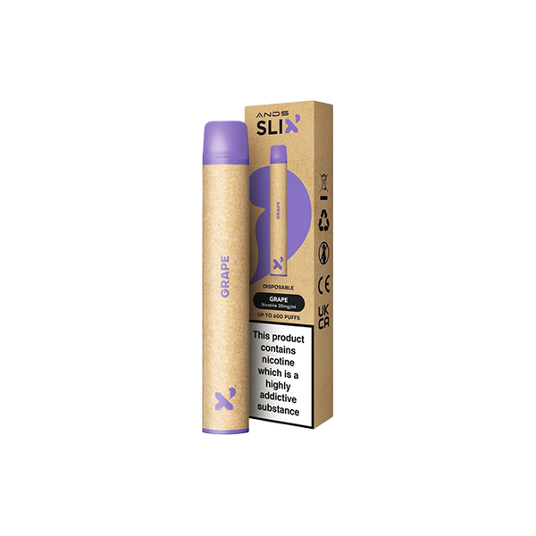 Buy Now ANDS Slix Recyclable Disposable Vape Device 600 Puffs