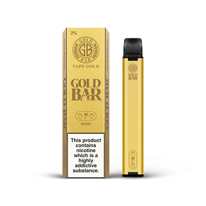 Discount Gold Bar Disposable Vape 600 Puffs