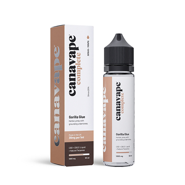 Sale Canavape  Full-Spectrum CBD + CBG E-liquid 50ml