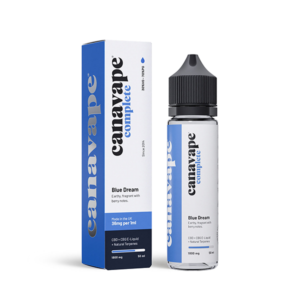 Exclusive Canavape  Full-Spectrum CBD + CBG E-liquid 50ml