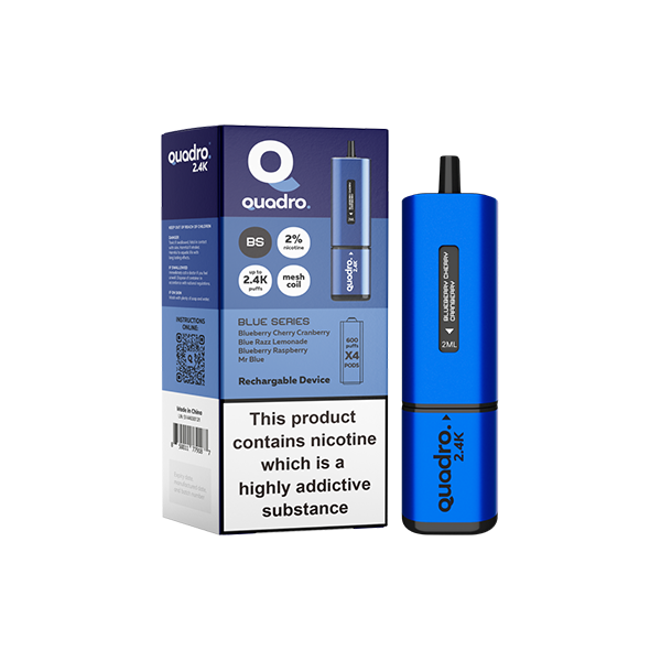 Offer Quadro 2.4K Pod Vape Kit   2400 Puffs