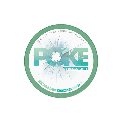  Poke Freeze Mint Nicotine Pouches - 20 Pouches 12mg