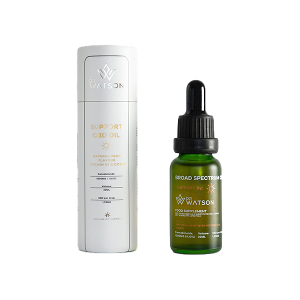 Shop Now Dr Watson  Broad-Spectrum Support CBD Oil 20ml