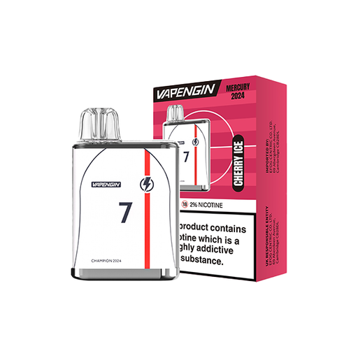  Vapengin Mercury Euro 2024 Edition Disposable Vape Device 600 Puffs 20mg