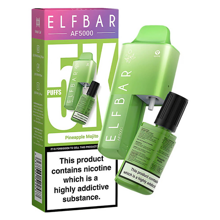 Exclusive Elf Bar AF5000 Disposable Rechargeable Vape Kit 5000 Puffs