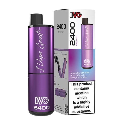  I VG 2400 Disposable Vapes 2400 Puffs 20mg